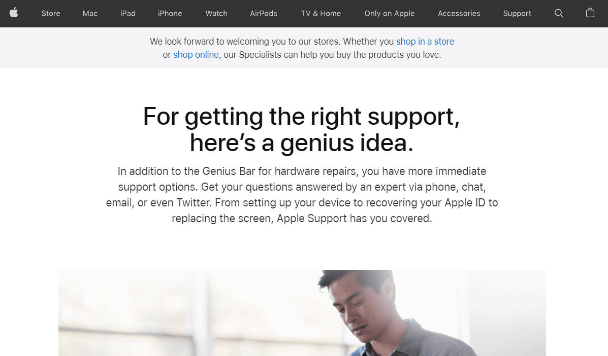 Бар Apple Genius