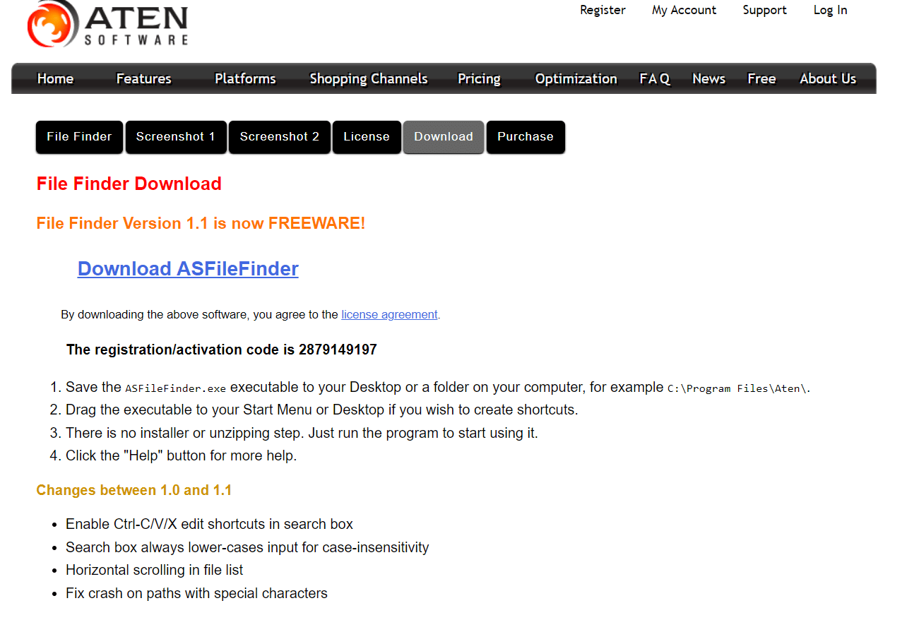 Aten 文件查找器