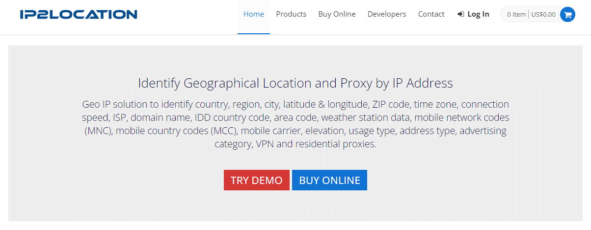 IP2Location-Homepage