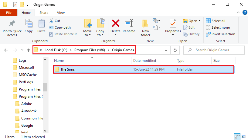 ไปที่โฟลเดอร์เกม วิธีย้ายเกม Origin ไปยังไดรฟ์อื่น