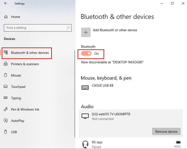 Disattiva il ricevitore Bluetooth integrato sul tuo PC