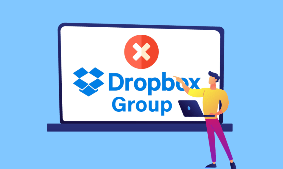 كيف أقوم بإزالة نفسي من مجموعة Dropbox