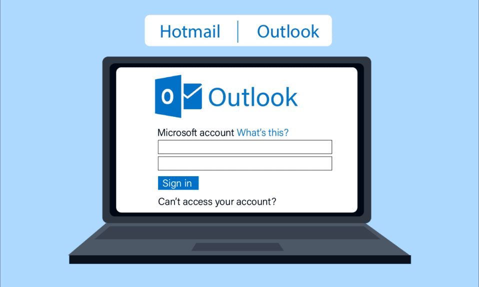 วิธีเข้าถึงบัญชี Hotmail เก่า