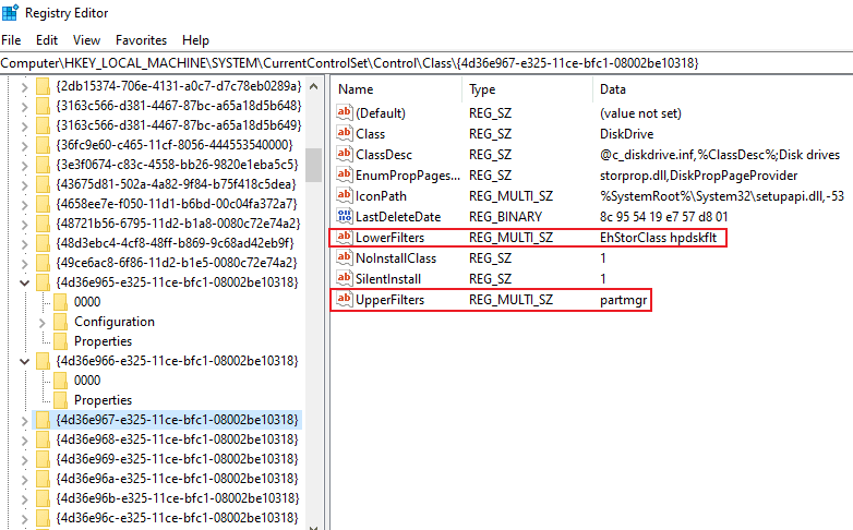 Sélectionnez les filtres inférieurs et supérieurs | Correction de l'erreur 0X800703ee sur Windows 10