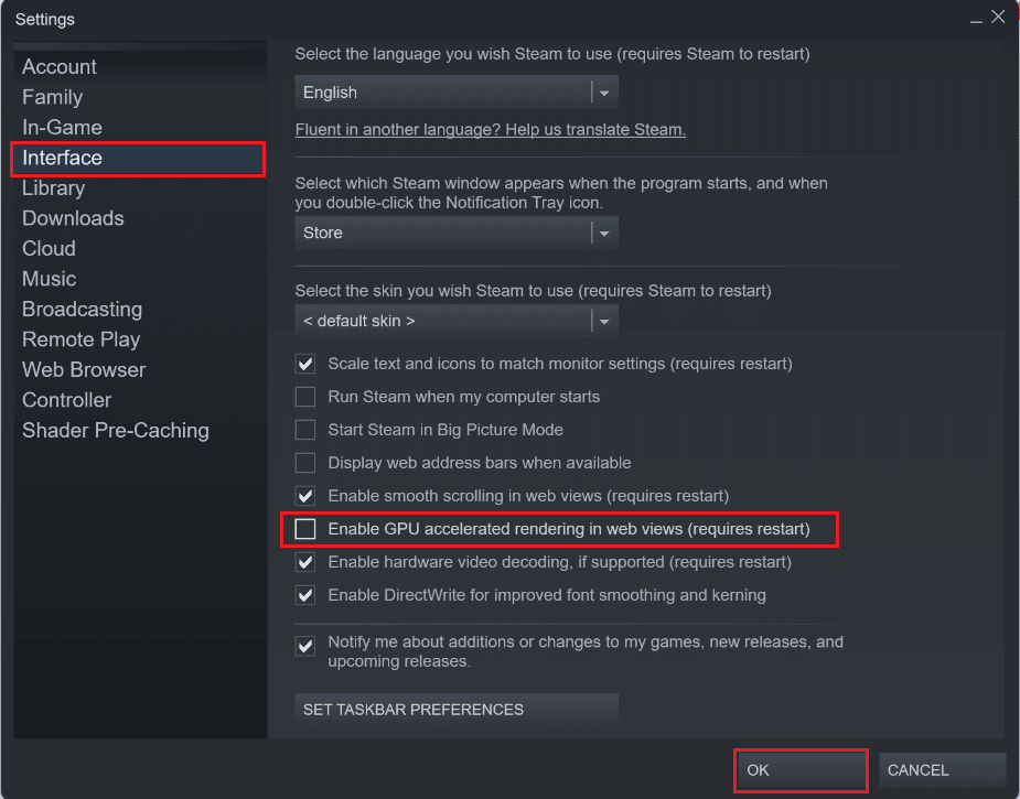 เปิดใช้งานการเรนเดอร์ที่เร่งด้วย GPU ในมุมมองเว็บ