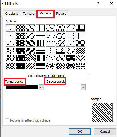 Selecione o primeiro plano e o plano de fundo