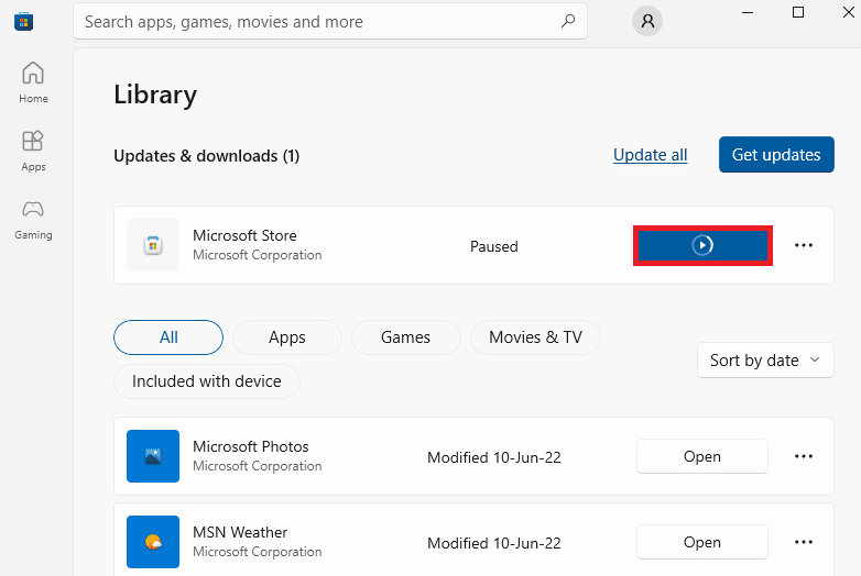 Kliknij przycisk odtwarzania