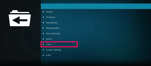 أدوات Exodus Redux امسح ذاكرة التخزين المؤقت kodi