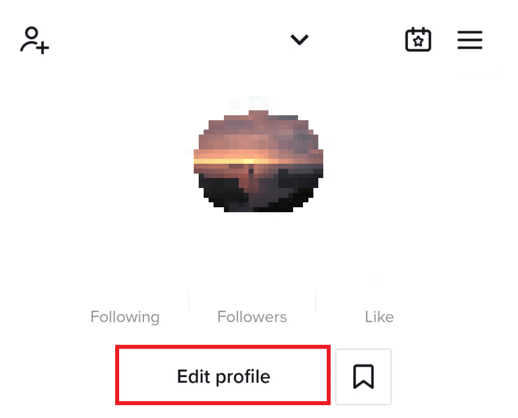 Tippen Sie auf die Option Profil bearbeiten | Wie ändere ich mein Profilbild auf TikTok