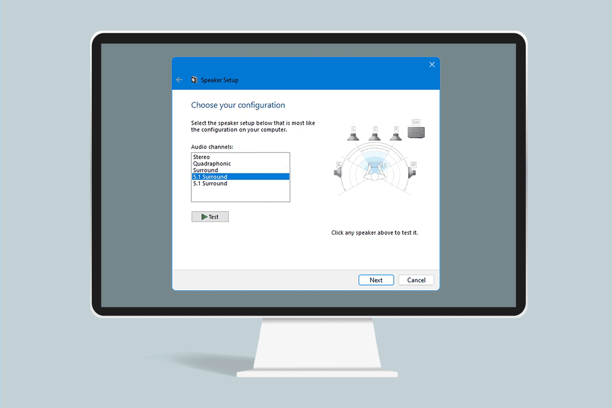 Jak wykonać test dźwięku przestrzennego 5.1 w systemie Windows 10?