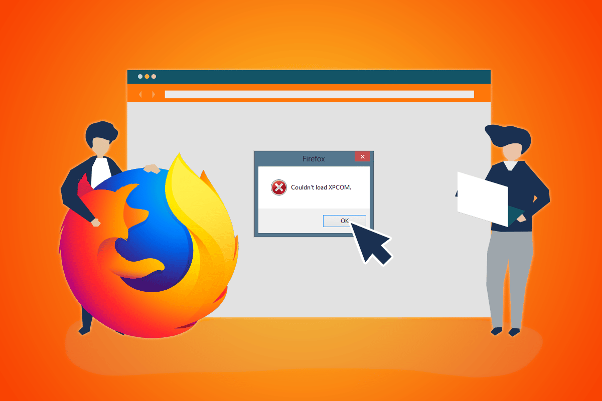 Исправить Mozilla Firefox не удалось загрузить ошибку XPCOM в Windows 10