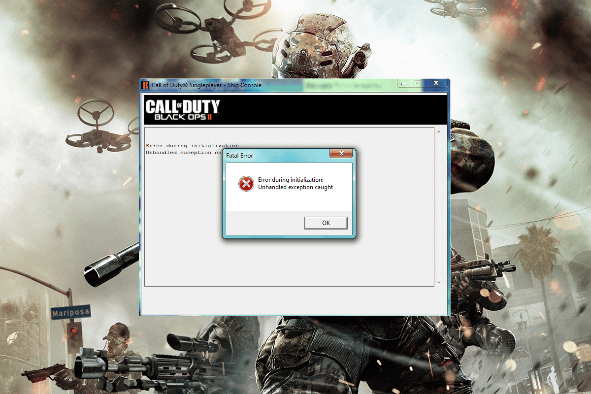 Behebung einer unbehandelten CoD Black Ops 2-Ausnahme in Windows 10