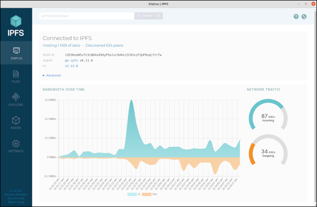 Der IPFS-Desktop-Client