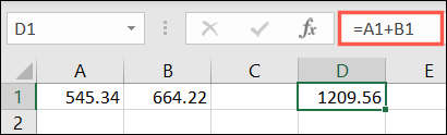 Formula pentru adăugarea referințelor de celule