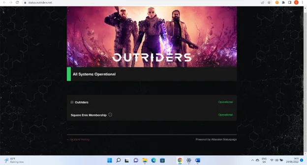 Segui la pagina Twitter ufficiale di Outriders per ottenere tempi di inattività del server e aggiornamenti relativi al gioco