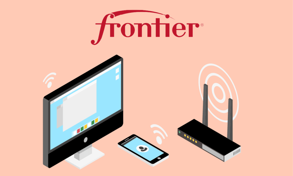 Frontier 무선 라우터 또는 모뎀에 연결하는 방법