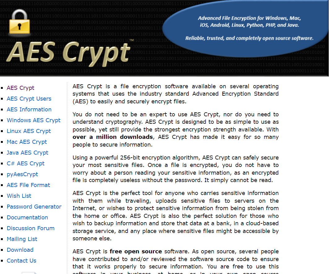 AES Crypt