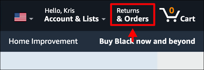 Pengembalian & Pesanan di situs web Amazon