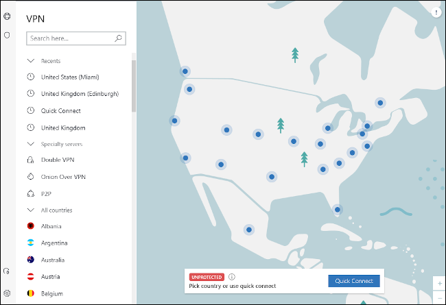 NordVPN 接口