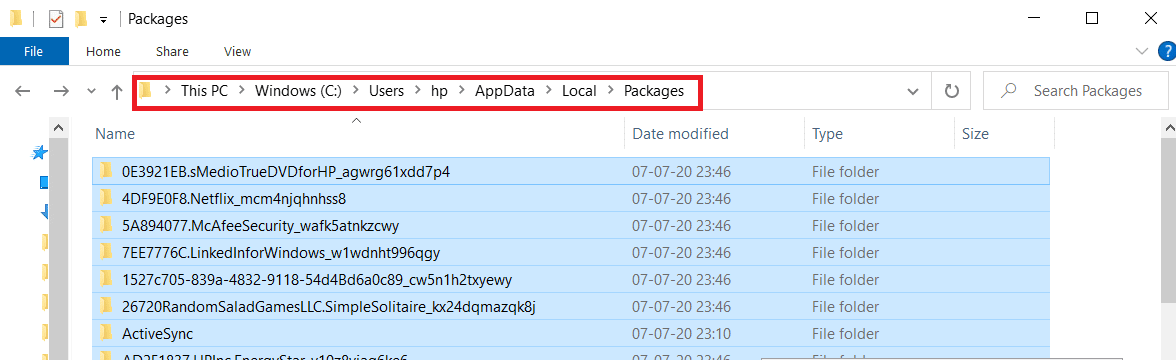 转到 appdata 本地包文件夹。如何摆脱 MS 游戏覆盖弹出窗口