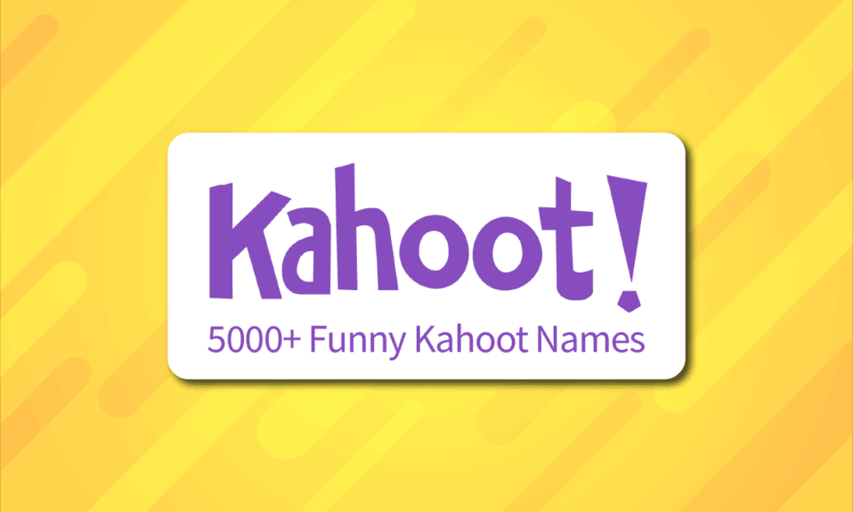 有趣的 Kahoot 名字