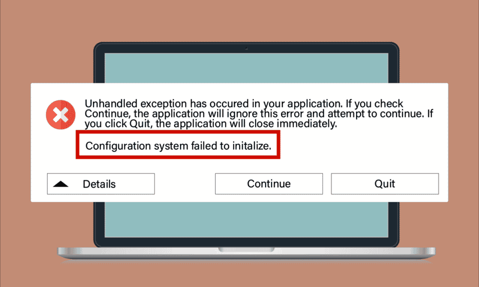 Arreglar el sistema de configuración no se pudo inicializar en Windows 10