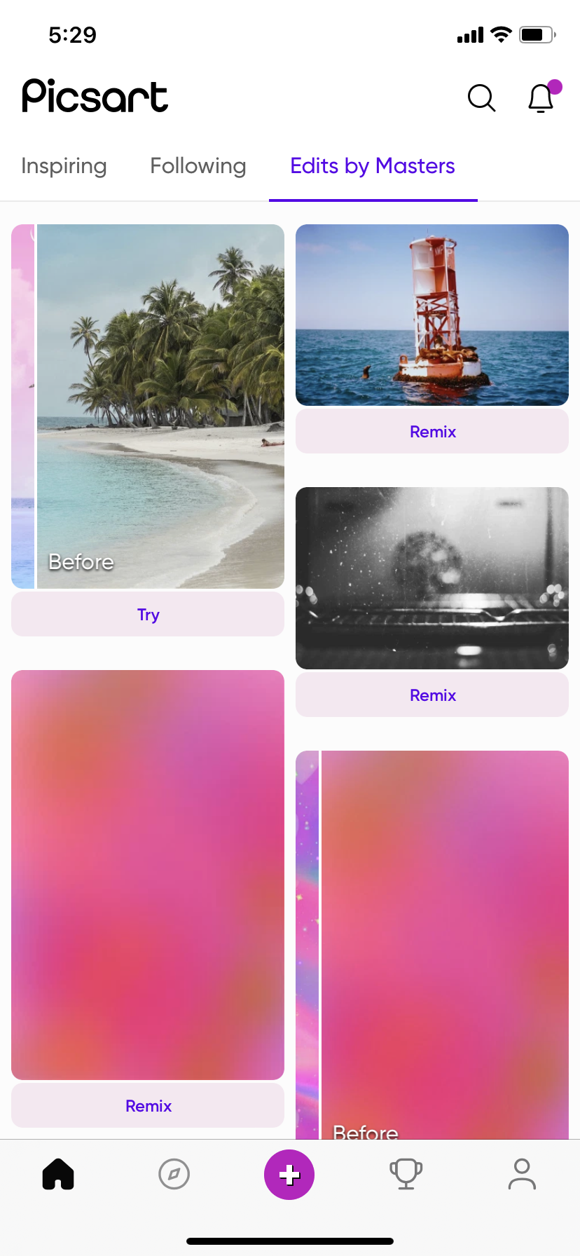 Picsart 移动应用程序