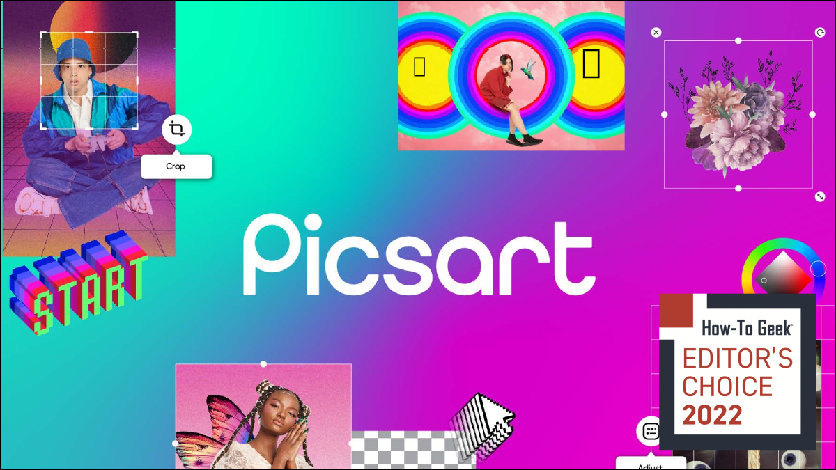 Picsart 徽标和设计示例