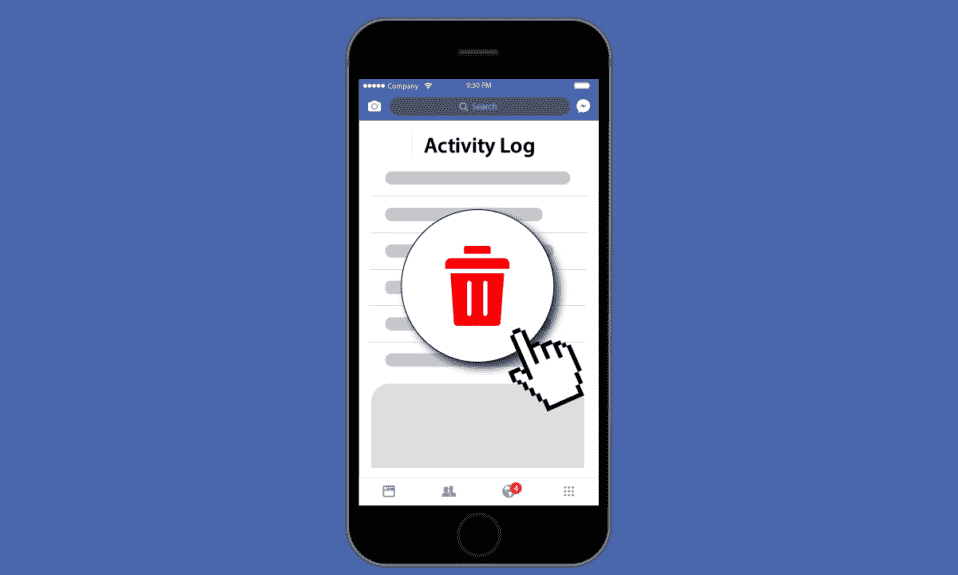 ¿Cómo elimino todo el registro de actividad en Facebook?