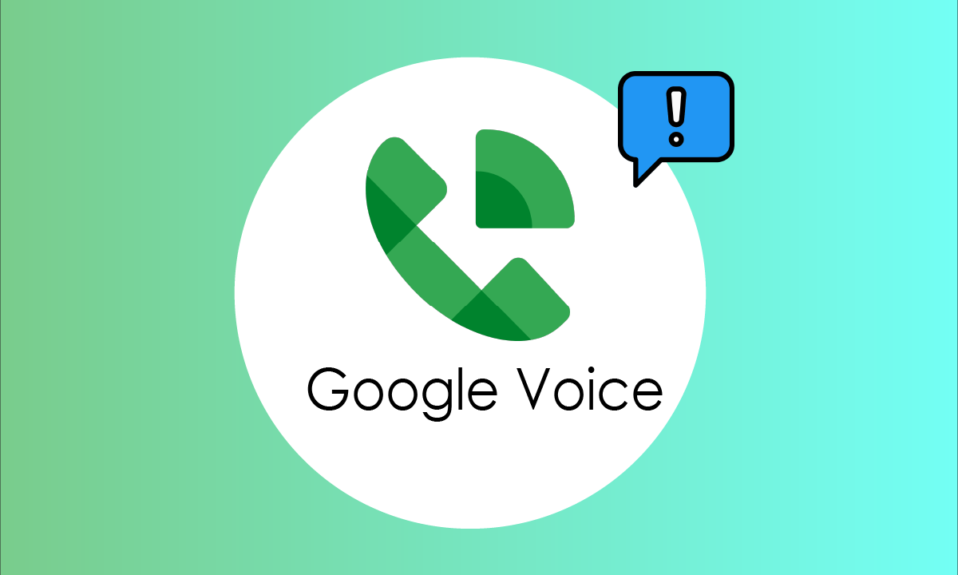 修复 Google Voice 我们无法完成您的通话