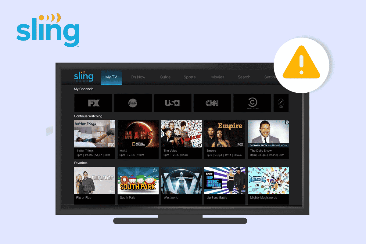 在 Windows 10 上修复 Sling TV Down