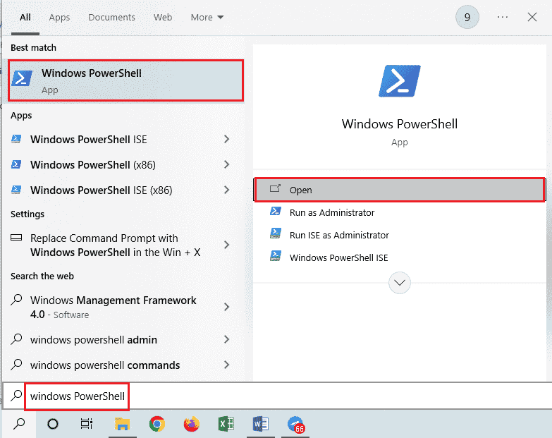 打开 Windows PowerShell。修复远程桌面无法连接到远程计算机