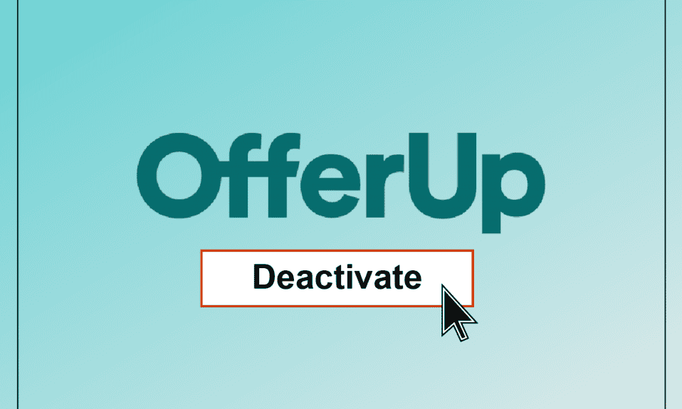 如何停用 OfferUp 帐户