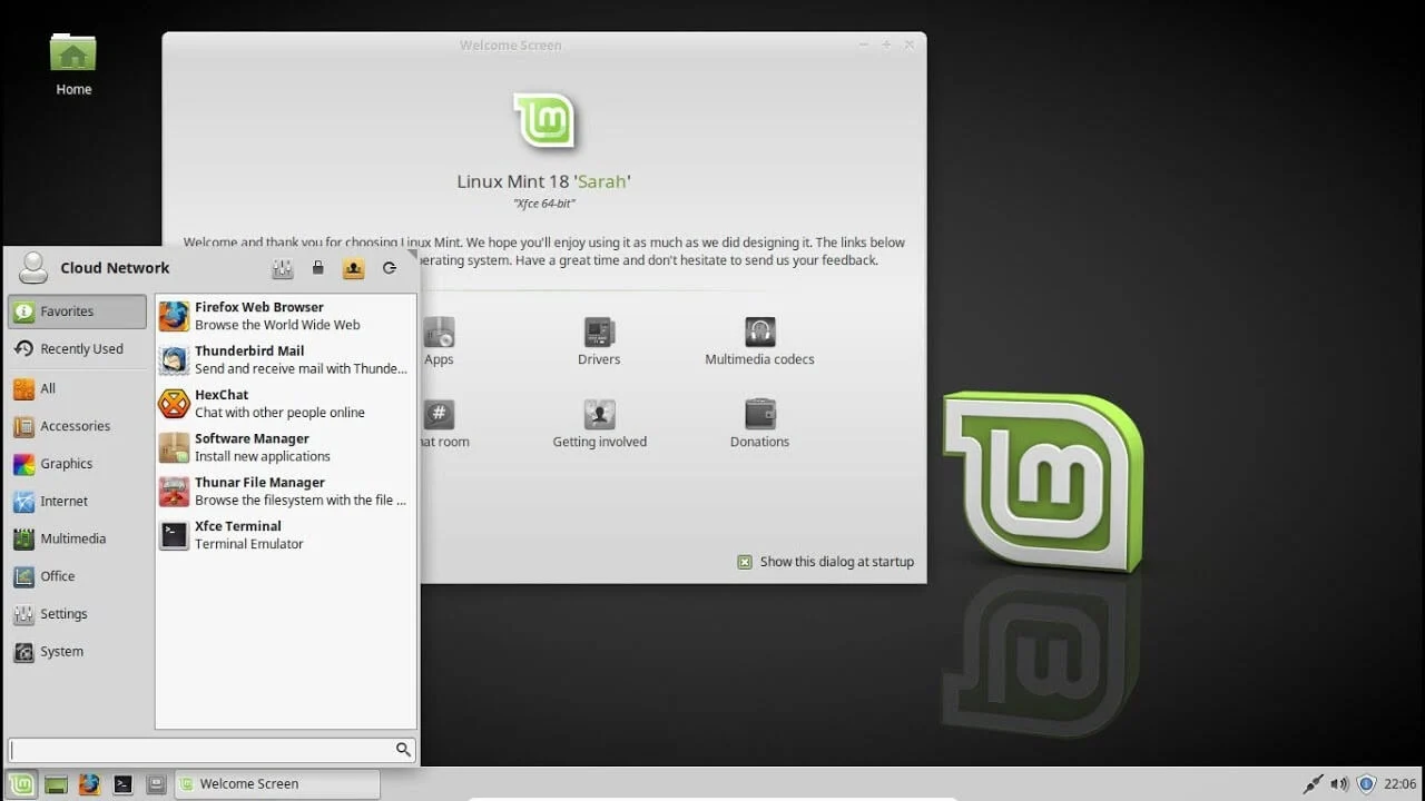 Linux Mint Xfce