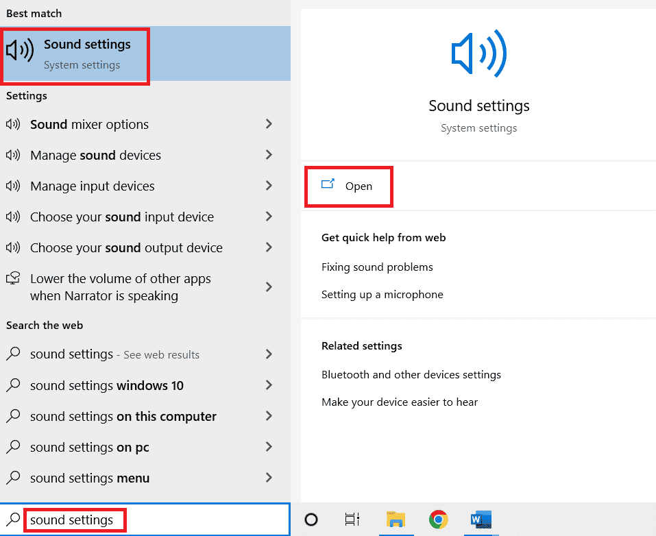 Abre Configuración de sonido. ¿Qué es el tiempo de interrupción del procesador de interrupción del reloj?