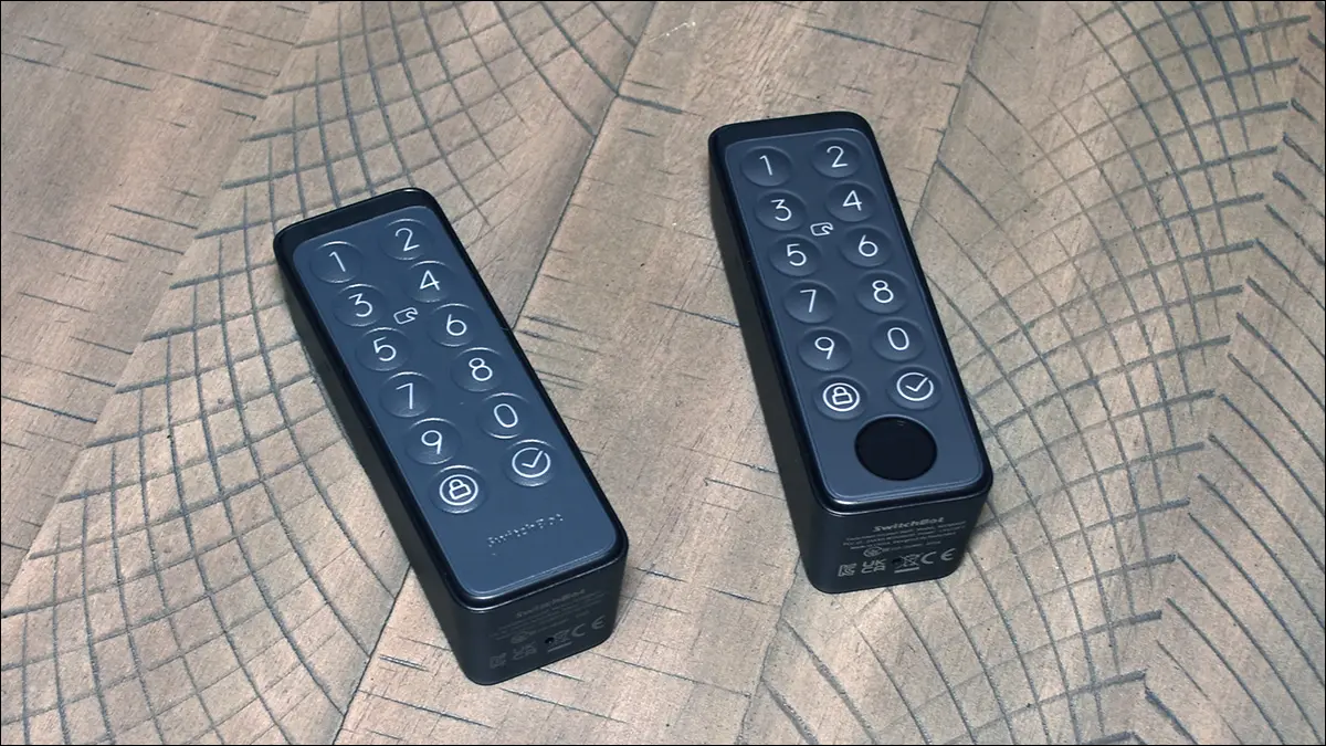 SwitchBot Keypad (ซ้าย) และ SwitchBot KeyPad Touch (ขวา)