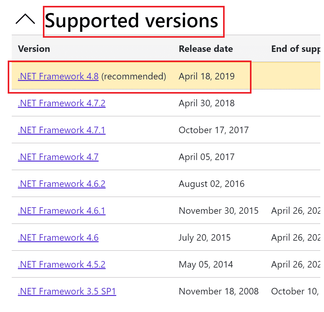 คลิกปุ่มดาวน์โหลดภายใต้ส่วนรันไทม์ แก้ไขข้อผิดพลาด Origin 65546:0 ใน Windows 10