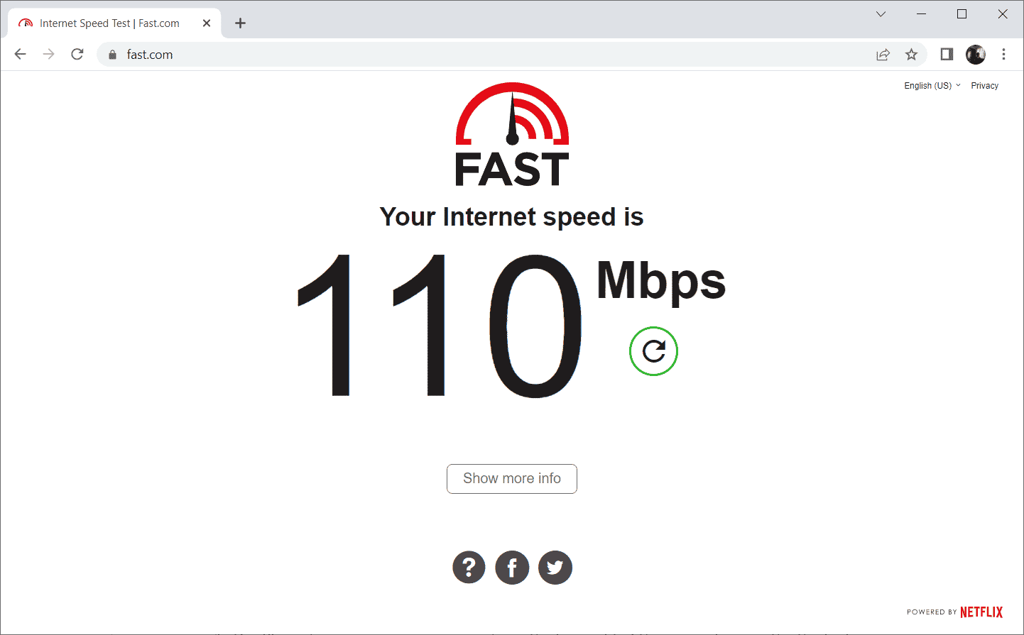 Speed ​​​​Test เพื่อตรวจสอบความเร็วอินเทอร์เน็ต