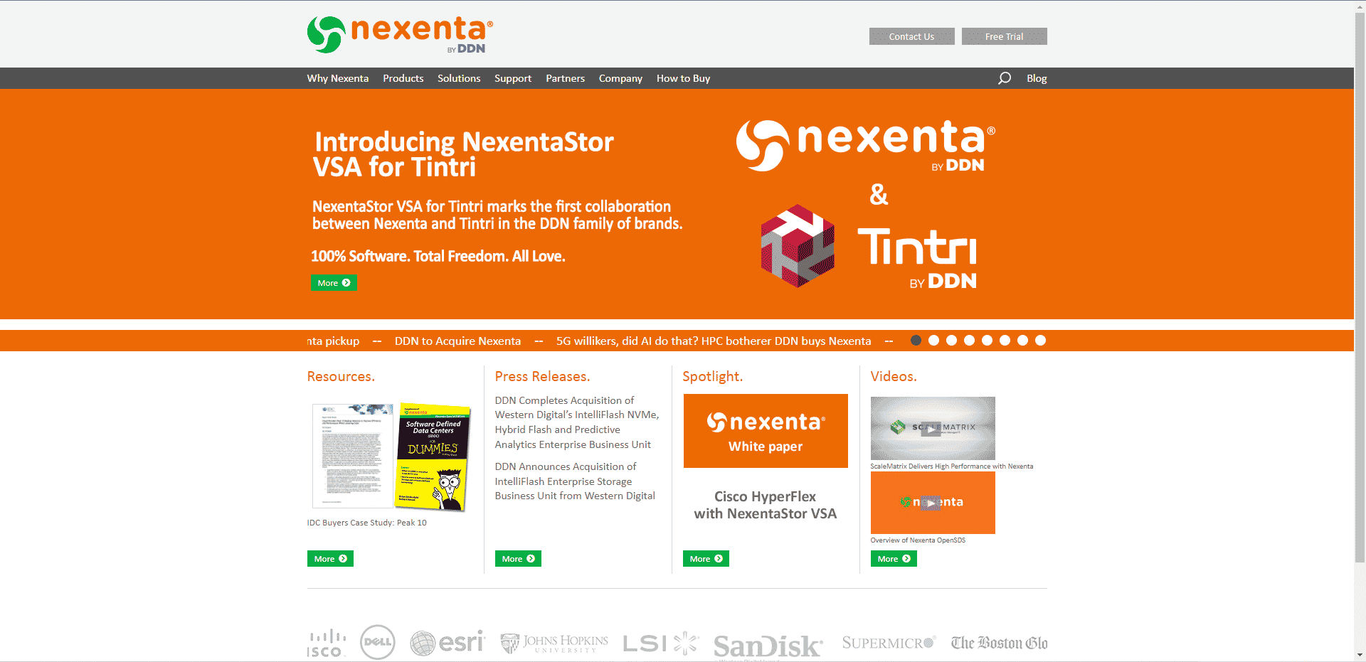 เว็บไซต์อย่างเป็นทางการของ NEXenta