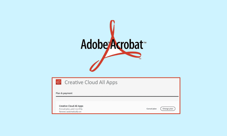 Adobe Acrobat Aboneliği Nasıl İptal Edilir