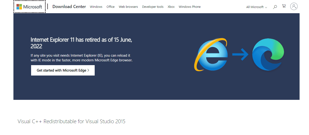 ดาวน์โหลด Visual C plus plus Redistributable สำหรับ Visual Studio