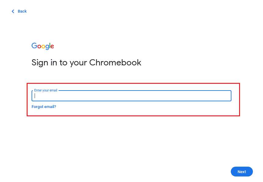 ลงชื่อเข้าใช้ Chromebook ของคุณด้วยบัญชี Google ที่ต้องการ