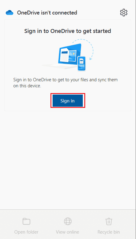 ลงชื่อเข้าใช้ onedrive