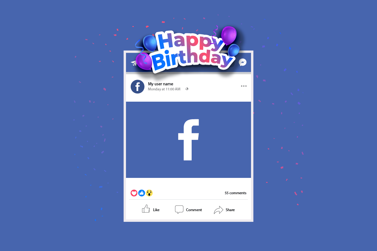 Facebook에서 생일은 어떻게 되었나요?