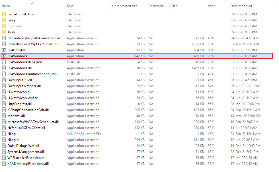 Ștergeți folderul DS4Windows. Remediați DS4 Windows nu s-a putut deschide