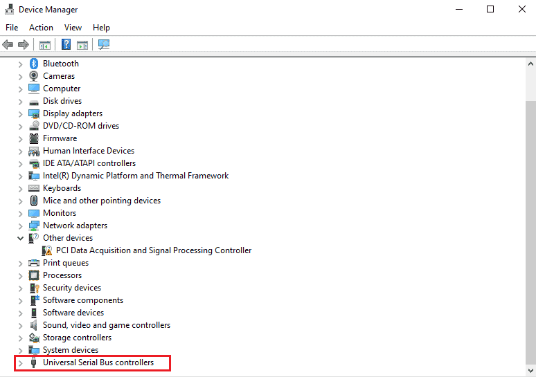 ดับเบิลคลิกที่คอนโทรลเลอร์ Universal Serial Bus