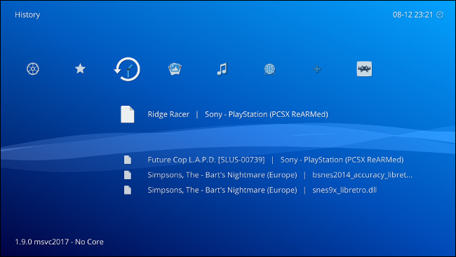 RetroArch pour Xbox Series via UWP