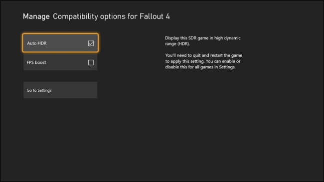 Abilita FPS Boost su Xbox tramite il menu Gestisci gioco e componenti aggiuntivi