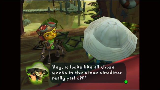 Charaktere sprechen im Spiel Psychonauts