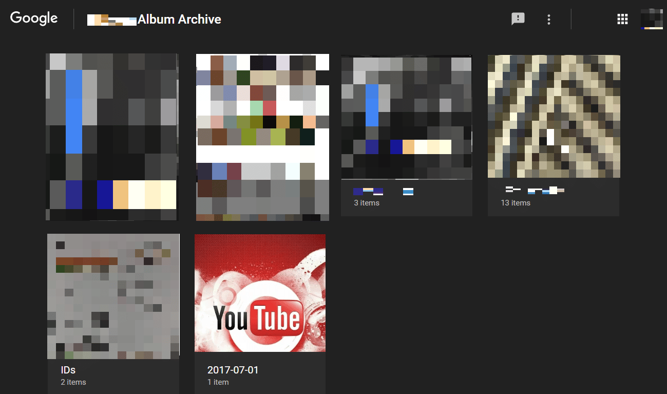 คลังอัลบั้มของ Google